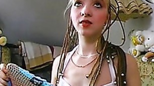 Hippi Teen in Sex eingeweihnt