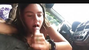 Busty hot teen riding and fucked in the car I found her at tindurs.com