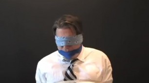 BG Hot Beefy Executive Bound, Gagged and Stripped