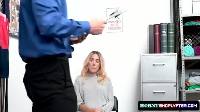 Slim Blonde Teen Paisley Bennett Sucks Dick In Office