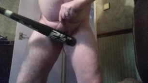 Hairy Chub Batters his own Balls & Loves it