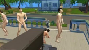 The Sims 4 Gay Sex in Front of the House