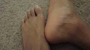 My Feet at my Friend Home