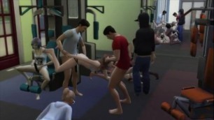 Gym Orgy (Sims 4 WW)