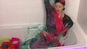 Lace and Multi-colored Gunge