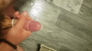 Wanking & Pissing in Condom