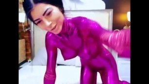 Purple Graffiti Girl - Sexy Dancing in Body Paint