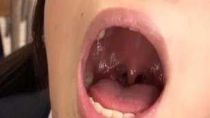 Ruri Narumiya's Throat Inspection & Uvula