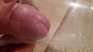 Close-up Cumshot in Cup