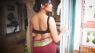 Saree Photoshoot Triyaa Sexy Photoshoot