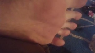 Spitting on my Feet Perfect Wet Soles!!! Foot Fetish