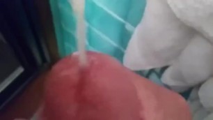 Young Guy Shoots Huge Load of Cum. can Hear it Splat on Floor