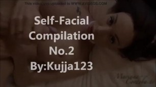 Tranny self Facial Compilation 2.0