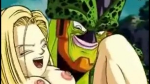 DBZ Android 18 and Cell