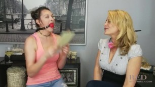 Ball Gag Challenge - Wine, Whipped Cream, and BDSM by Red back Porch