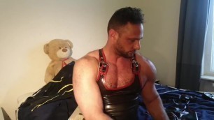 PREVIEW Fetish Webcam - Paul Europe in Rubber, Leather, Police, in the Bath