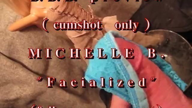 BBB Preview: Michelle B. "facialized" (AVI High Def no SloMo)