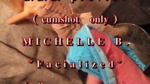 BBB Preview: Michelle B. "facialized" (AVI High Def no SloMo)