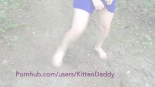 Teen Peeing at a Public Park - KittenDaddy