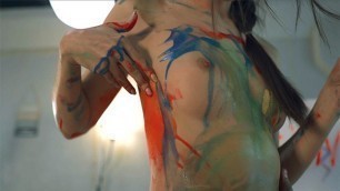 Passionate Sex in Paint with Lilu Moon
