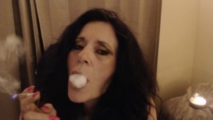 MATURE SMOKING W/ CEI out of my Big Ass for your first ever Cum Feast