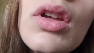 HD Close up Mouth Cum Preview