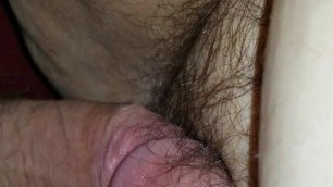 ssbbw hairy pussy creampie and outside