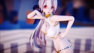 MMD dance  Lamb -TDA Yakune Haku  Vocaloid - YOWANE HAKU