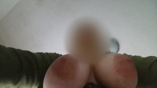 Fucking from behind and bouncing tits