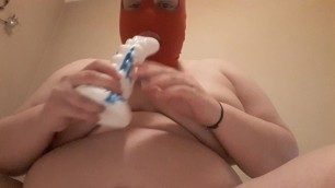 Quick anal orgasm from new toys