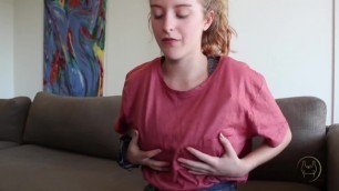 Cute Aussie Girl Breast Expansion