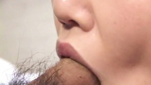 Japanese Nurse yummy tits and hairy pussy with Fucking Bitch